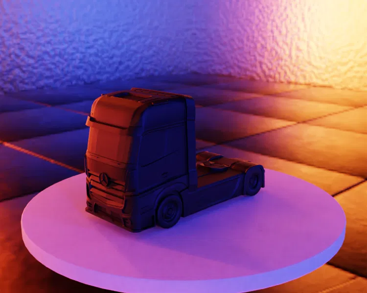 Mô hình Xe tải Mercedes-Benz Actros Hạng Nặng Hiện Đại - Image 7