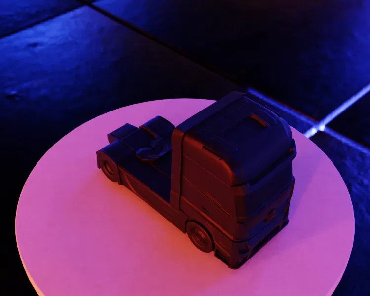 Mô hình Xe tải Mercedes-Benz Actros Hạng Nặng Hiện Đại - Image 10