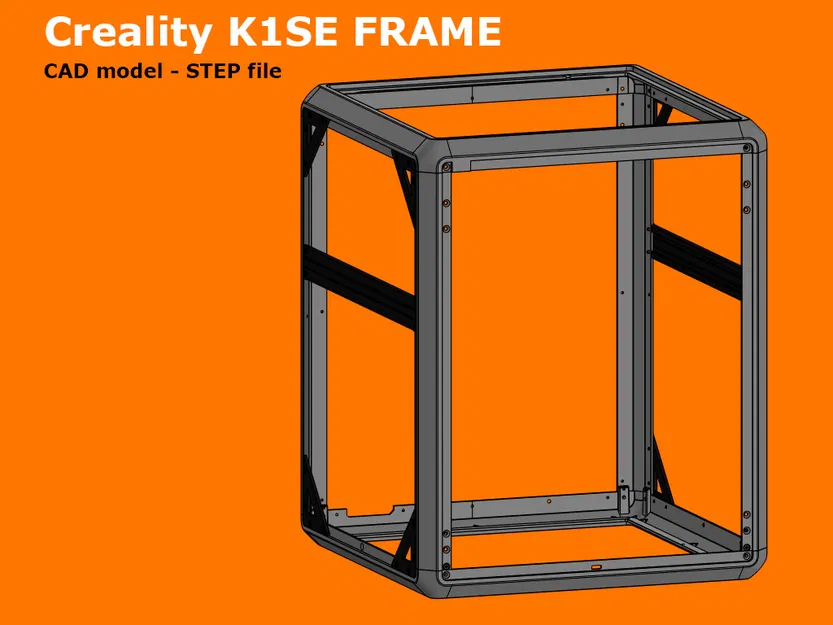 Mô hình CAD khung máy Creality K1 SE - Image 1