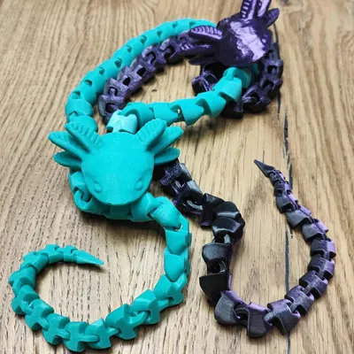 Axolotl-Rắn Khớp Nối, Đuôi Dài