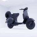 Mô Hình Xe Vespa Scooter - Biểu Tượng Di Chuyển Đầy Phong Cách Của Ý - Thumbnail 1
