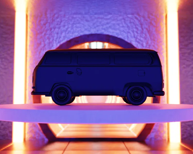 Mô hình VW Kombi 1973 (Phiên bản Hippie) - Xe Van Cắm Trại Cổ Điển - Image 5