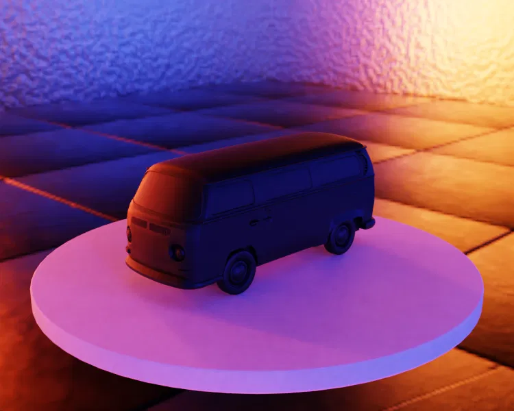 Mô hình VW Kombi 1973 (Phiên bản Hippie) - Xe Van Cắm Trại Cổ Điển - Image 6