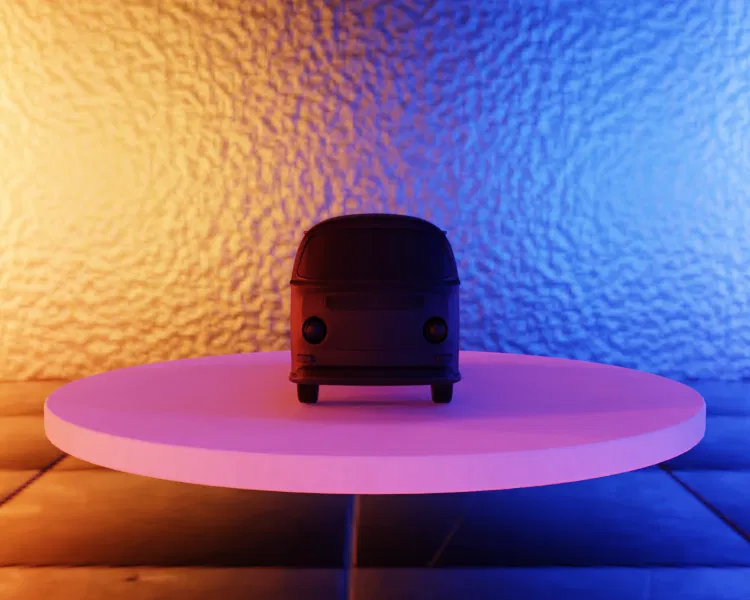 Mô hình VW Kombi 1973 (Phiên bản Hippie) - Xe Van Cắm Trại Cổ Điển - Image 7