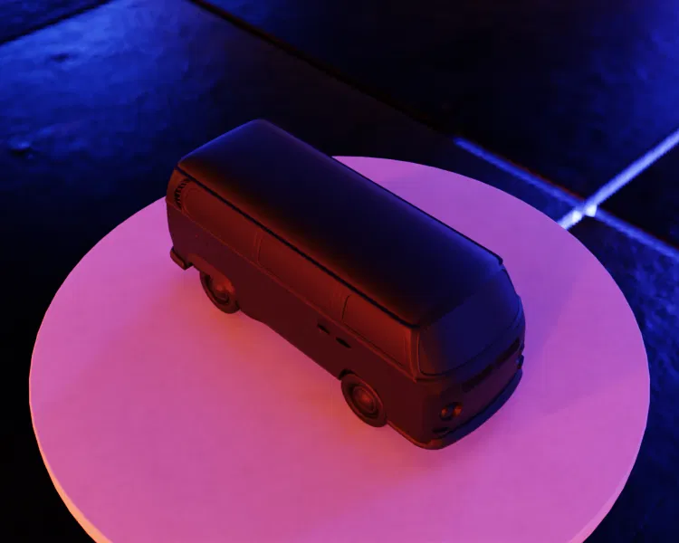 Mô hình VW Kombi 1973 (Phiên bản Hippie) - Xe Van Cắm Trại Cổ Điển - Image 10