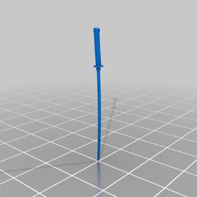 Mô Hình Thanh Katana Của Tanjiro Kamado Trong Demon Slayer