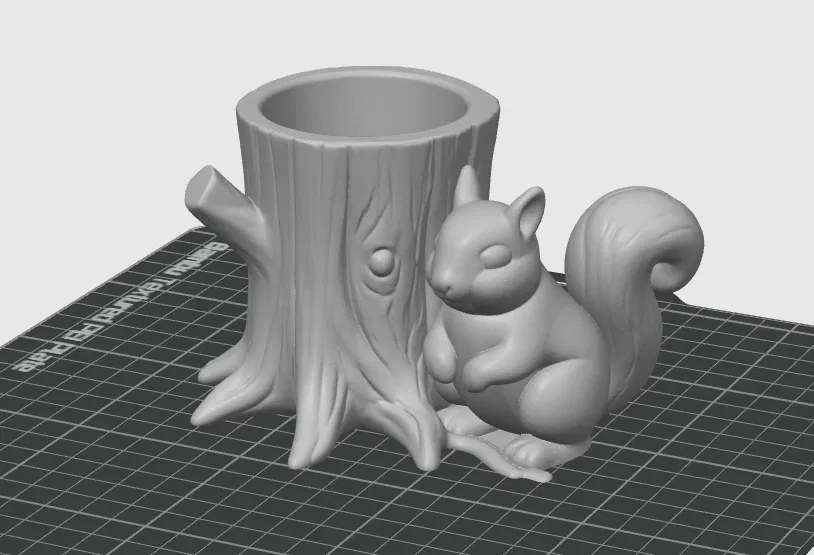 Gốc Cây Tround, Sóc Rừng và Gốc Cây - Hộp Đựng Bút / Hộp / Organizer - Image 2