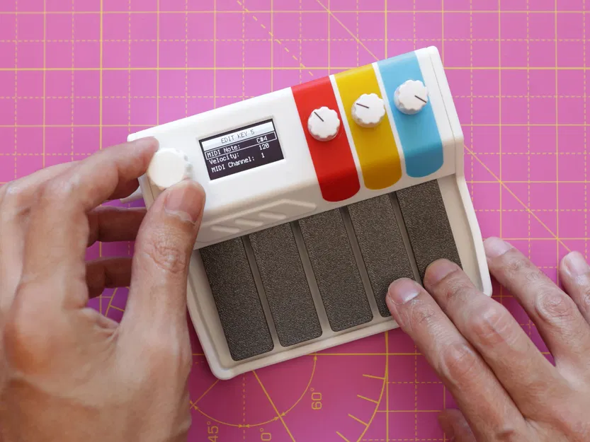 Bộ điều khiển USB MIDI Keyset Phong Cách Synth Cổ Điển - Image 2