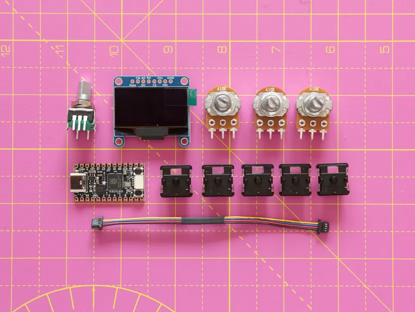 Bộ điều khiển USB MIDI Keyset Phong Cách Synth Cổ Điển - Image 3