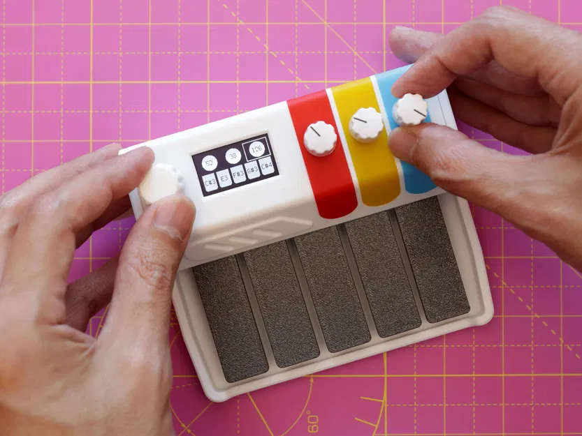 Bộ điều khiển USB MIDI Keyset Phong Cách Synth Cổ Điển - Image 4