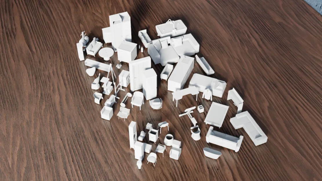 Bộ Sưu Tập Nội Thất Low Poly Phần 4 - Image 3