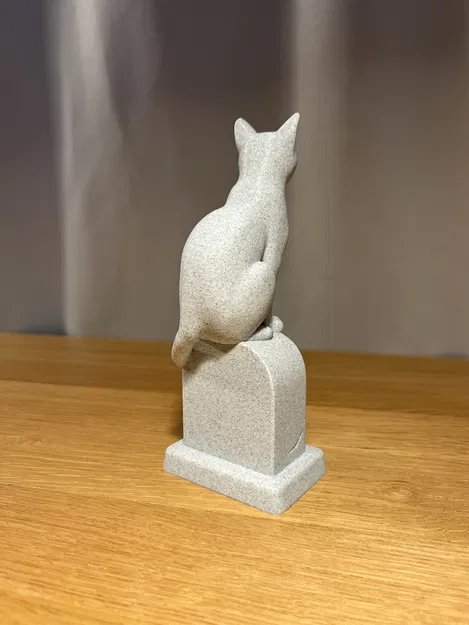 Tượng Mèo Trên Mộ 2 - Image 3