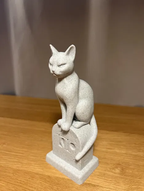 Tượng Mèo Trên Mộ 2 - Image 4