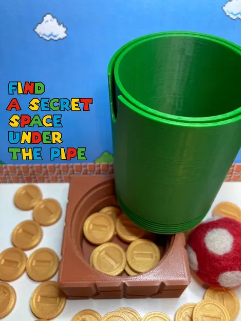 Ống Bút Siêu Nhân Mario Có 3 Ngăn Bí Mật - Image 2