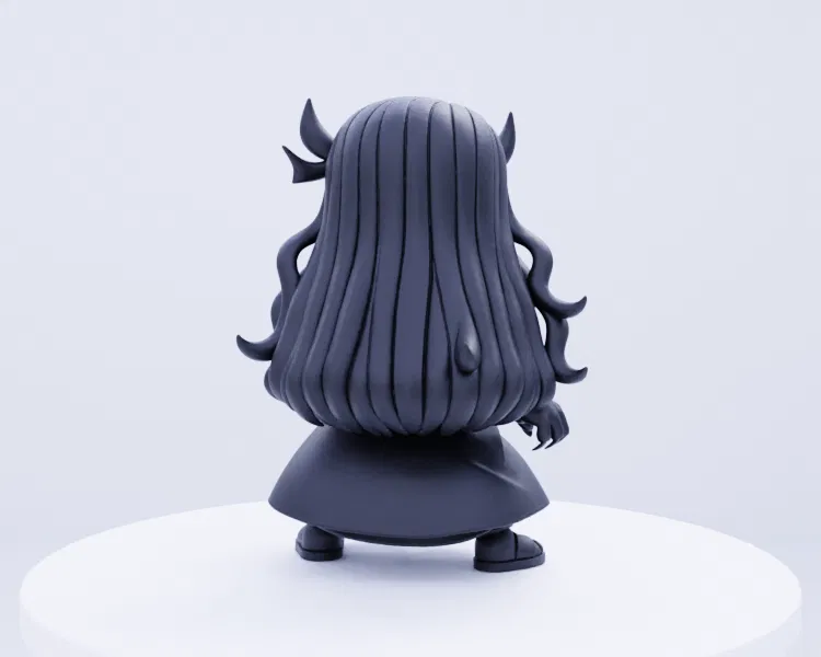 Mô hình Nezuko Kamado Dạng Quỷ - Hành Động - Image 2