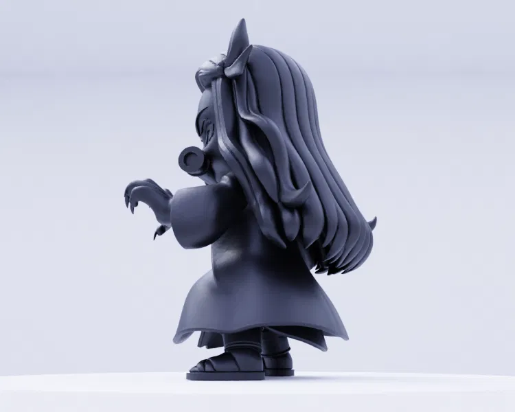 Mô hình Nezuko Kamado Dạng Quỷ - Hành Động - Image 5