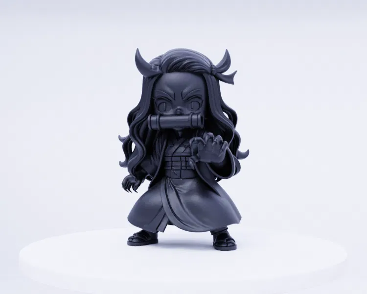 Mô hình Nezuko Kamado Dạng Quỷ - Hành Động - Image 6