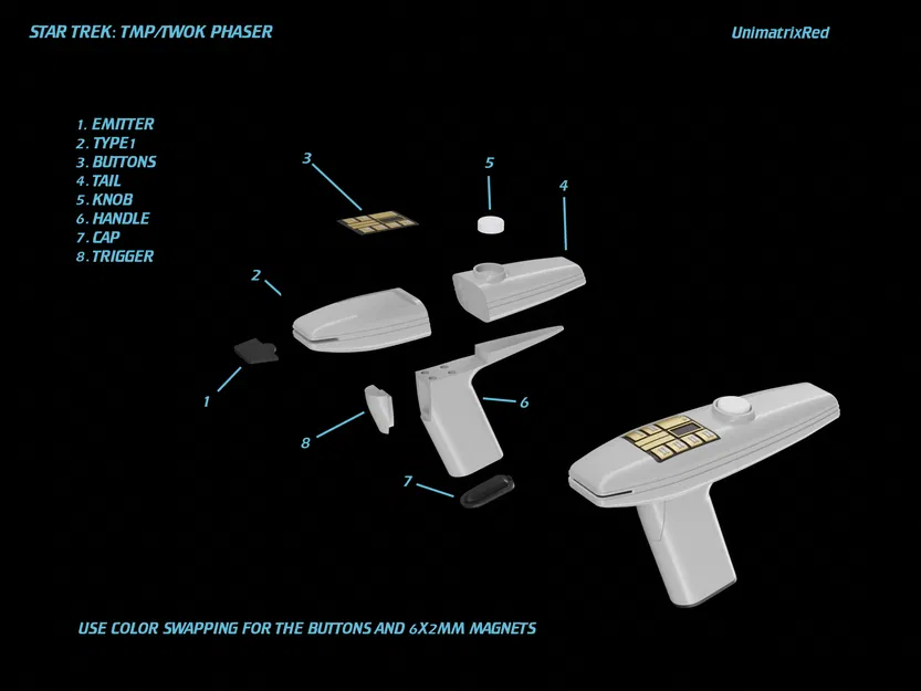 Star Trek: TMP/TWOK Phaser - Image 2