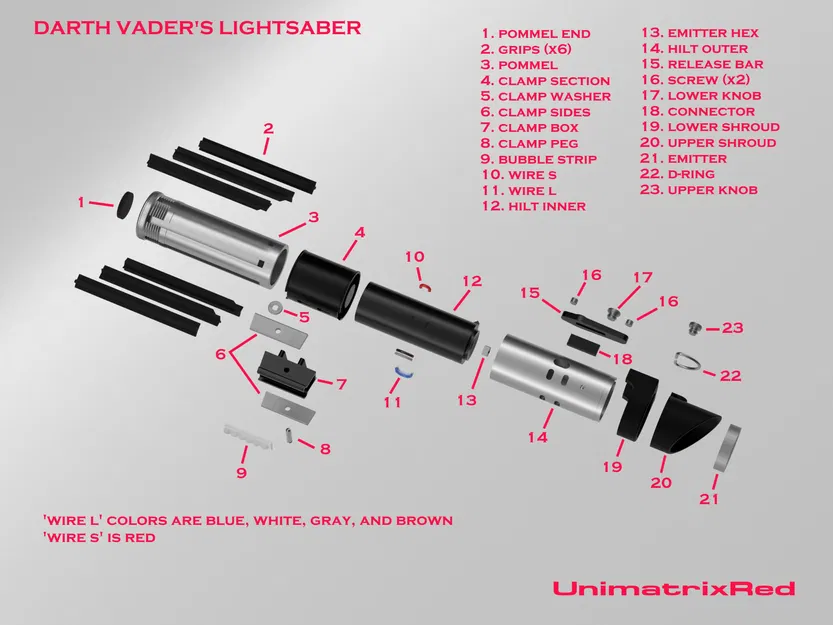 Lightsaber Darth Vader - Star Wars - Image 2