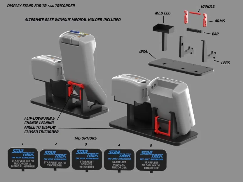 Bộ kit Star Trek TR-560 Tricorder - Image 3