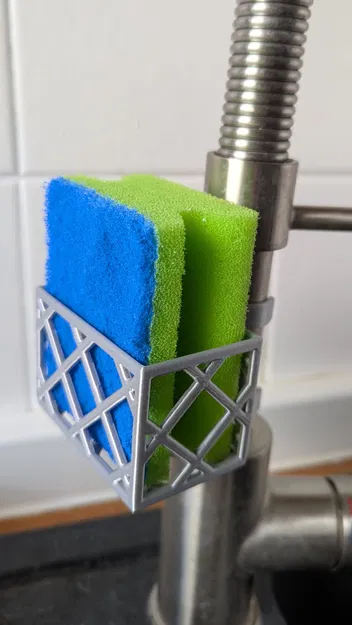 Giá đỡ bọt biển dọc gắn vòi nước - Image 1