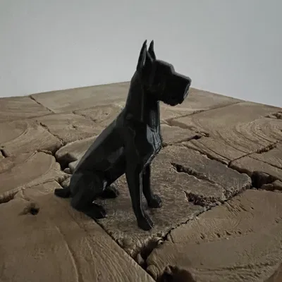 Chó Great Dane Ngồi