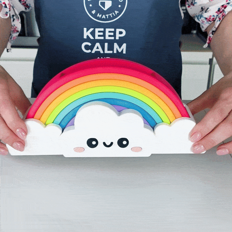 Kệ Bút Cầu Vồng – In Từng Bộ Phận & Không Cần Keo Dán! - Thumbnail 6