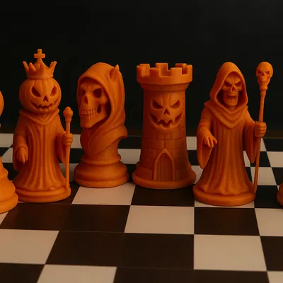 Bộ Cờ Vua Chủ Đề Halloween