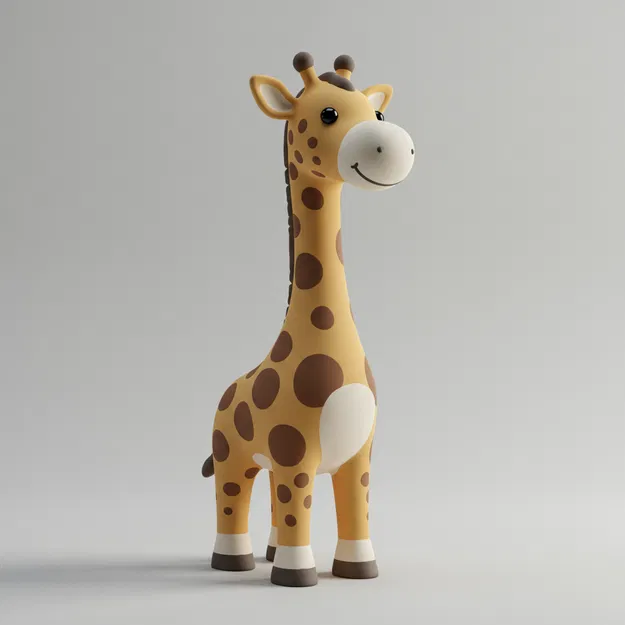 Hươu Cao Cổ Đồ Chơi Động Vật Dễ Thương Cho Bé [YAMSASO DESIGN] - Image 1