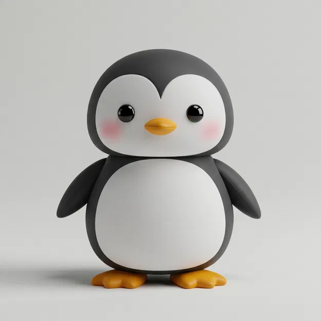 Mô Hình Chim Cánh Cụt Dễ Thương Cho Bé [YAMSASO DESIGN] - Image 1