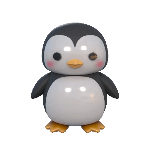 Mô Hình Chim Cánh Cụt Dễ Thương Cho Bé [YAMSASO DESIGN]