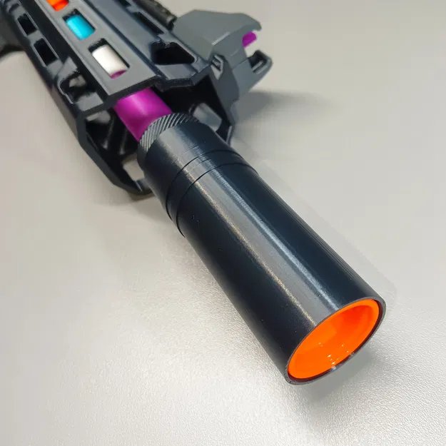 Chụp nòng BCAR + Ống bọc màu nòng __ MPP __ Súng bơm piston Motorized X-Shot - Image 4