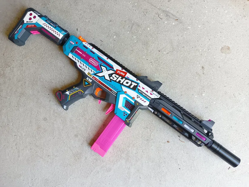 Chụp nòng BCAR + Ống bọc màu nòng __ MPP __ Súng bơm piston Motorized X-Shot - Image 10