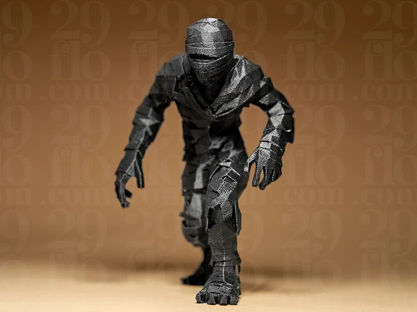 Tượng Mummy Hình Học - Image 3