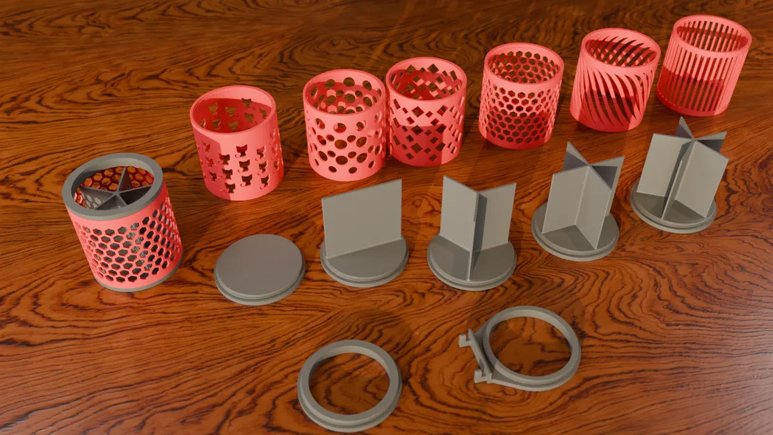 Hộp Đựng Bút – Organizer Tùy Chỉnh Cho Bàn Làm Việc, Đồ Dùng Nghệ Thuật & Học Tập - Image 1