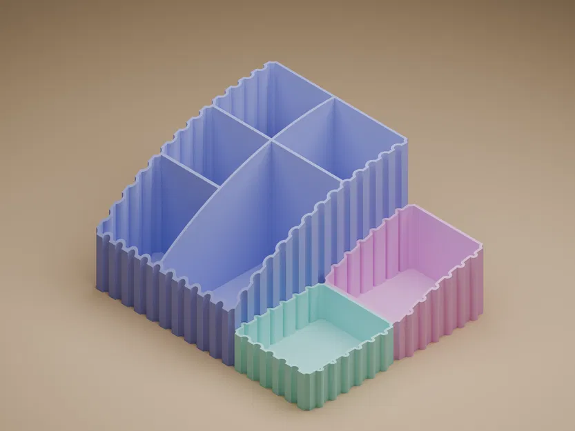 Hộp Đựng Bút Viết Để Bàn, Có Thể Lắp Ghép - Image 4