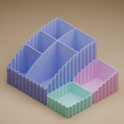 Hộp Đựng Bút Viết Để Bàn, Có Thể Lắp Ghép