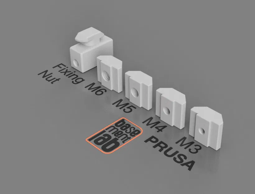 Đai Ốc T-Slot Ren M3 / M4 / M5 / M6 Vặn Cho Thanh Nhôm PRUSA - Image 3