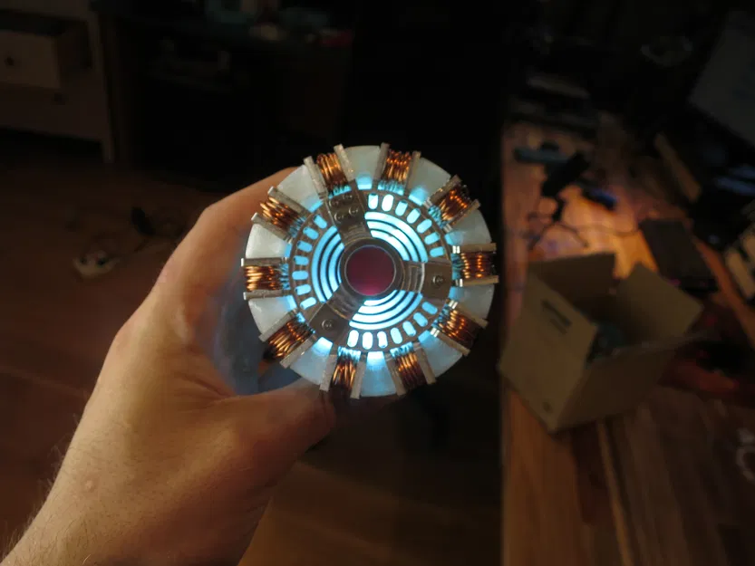 Lò Phản Ứng Arc MK2 Iron Man (Tỉ lệ 1:1) - In 3D Đa Bộ Phận - Image 11