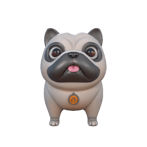 Mô Hình Chó Pug Dễ Thương Cho Bé - [YAMSASO DESIGN] - Thumbnail 2