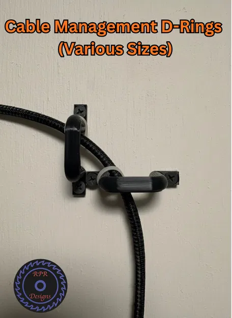 Bộ D-Rings Quản Lý Cáp (Nhiều Kích Cỡ Khác Nhau) - Image 1