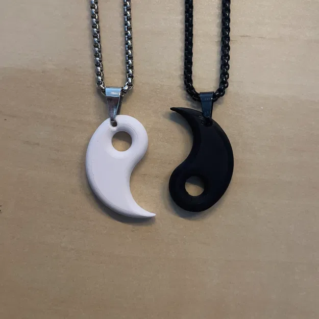 Mặt dây chuyền cặp Đôi Âm Dương - Image 1