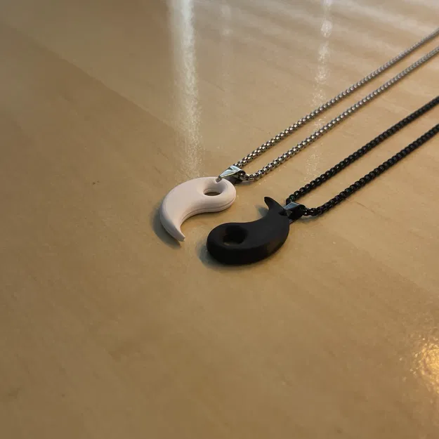 Mặt dây chuyền cặp Đôi Âm Dương - Image 2