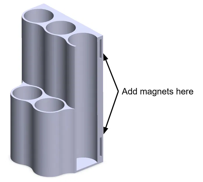 Chỗ Giữ Dây Rút Nhựa Có Nam Châm - Image 2