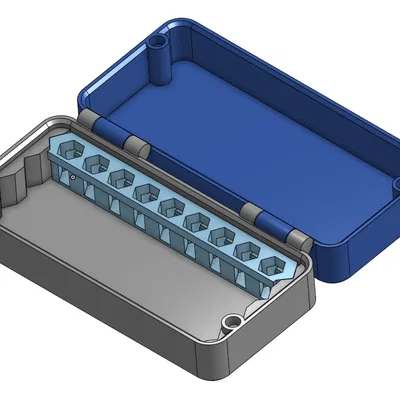 Hộp Đựng Lục Giác Tốt Hơn | Tham Số | Nam Châm | Lẫy Lò Xo | In Liền Khối