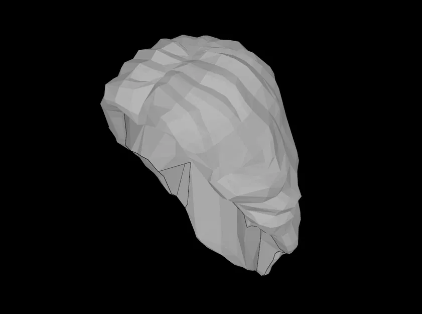 Tóc Lego Nữ Tương Thích (90396.dat) Ngang Vai Wavy Rẽ Ngôi Giữa - Image 1