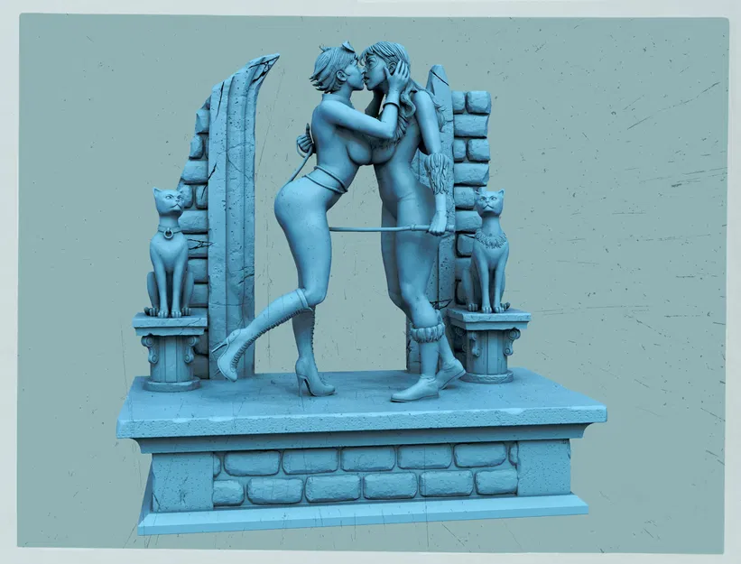 Mèo Đen Hôn Mèo Đàn Bà - Image 4