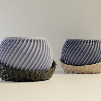 Chậu Trồng Cây Xoắn Ốc Độc Đáo