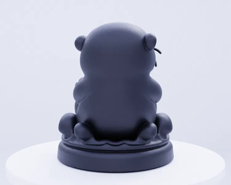 Mô Hình Rái Cá Dễ Thương Đang Nổi - Động Vật Dưới Nước Đáng Yêu - Image 5