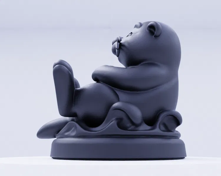 Mô Hình Rái Cá Dễ Thương Đang Nổi - Động Vật Dưới Nước Đáng Yêu - Image 6